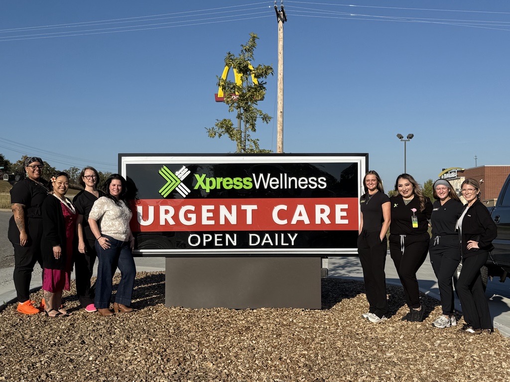 Xpress Wellness Urgent Care in Mannford, Oklahoma opening day on October 6, 2025