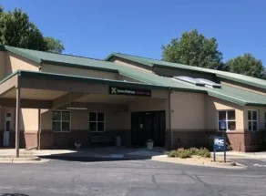 Clinic-scaled Street view of Xpress Wellness Lawrence, KS location.