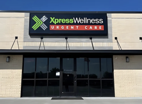Xpress Wellness Glenpool A photo of the front of Xpress Wellness Urgent Care in Glenpool, Oklahoma
